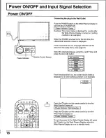 Предварительный просмотр 18 страницы Panasonic TH42PW3U - 42" PLASMA DISPLAY Operating Instructions Manual