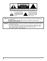 Предварительный просмотр 2 страницы Panasonic TH42PWD4UY - 42" PLASMA DISPLAY Operating Instructions Manual