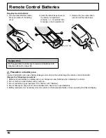 Предварительный просмотр 10 страницы Panasonic TH42PWD4UY - 42" PLASMA DISPLAY Operating Instructions Manual