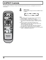 Предварительный просмотр 22 страницы Panasonic TH42PWD4UY - 42" PLASMA DISPLAY Operating Instructions Manual