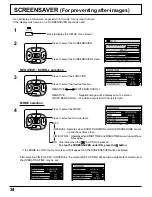 Предварительный просмотр 34 страницы Panasonic TH42PWD4UY - 42" PLASMA DISPLAY Operating Instructions Manual