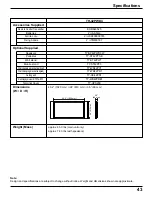 Предварительный просмотр 43 страницы Panasonic TH42PWD4UY - 42" PLASMA DISPLAY Operating Instructions Manual