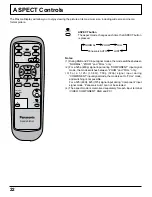 Предварительный просмотр 22 страницы Panasonic TH42PWD5UY - 42" PLASMA TELEVISIO Operating Instructions Manual