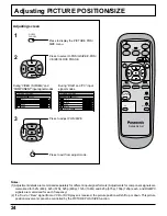 Предварительный просмотр 24 страницы Panasonic TH42PWD5UY - 42" PLASMA TELEVISIO Operating Instructions Manual