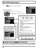 Предварительный просмотр 28 страницы Panasonic TH42PWD5UY - 42" PLASMA TELEVISIO Operating Instructions Manual