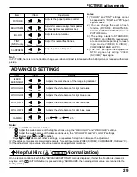 Предварительный просмотр 29 страницы Panasonic TH42PWD5UY - 42" PLASMA TELEVISIO Operating Instructions Manual