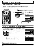 Предварительный просмотр 36 страницы Panasonic TH42PWD5UY - 42" PLASMA TELEVISIO Operating Instructions Manual