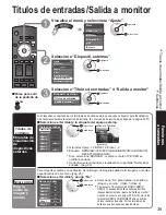 Preview for 35 page of Panasonic TH42PZ80UA - 42" PLASMA TV (Spanish) Instrucciones De Operación