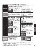 Preview for 33 page of Panasonic TH42PZ85UA - 42" PLASMA TV (Spanish) Manual De Instrucciones