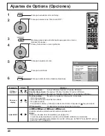 Предварительный просмотр 40 страницы Panasonic TH50PF9UK - 50" Plasma Panel Manual De Instrucciones