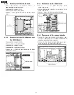 Предварительный просмотр 12 страницы Panasonic TH50PH10UK - 50" PLASMA TELEVISION Service Manual