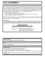 Preview for 5 page of Panasonic TH50PH10UKA - 50" Plasma Panel Operating Instructions Manual