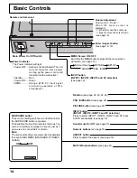 Preview for 14 page of Panasonic TH50PH10UKA - 50" Plasma Panel Operating Instructions Manual