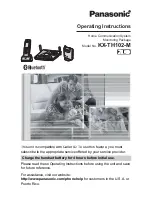 Panasonic THA12 Operating Instructions Manual предпросмотр