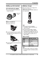 Preview for 19 page of Panasonic THA12 Operating Instructions Manual