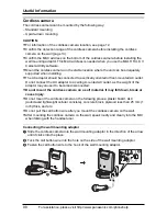 Preview for 98 page of Panasonic THA12 Operating Instructions Manual