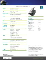 Preview for 2 page of Panasonic The Toughbook 52 Specification