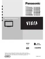 Preview for 2 page of Panasonic THP50X20 User Manual