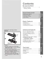 Preview for 4 page of Panasonic THP50X20 User Manual