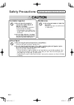 Preview for 8 page of Panasonic TK-AS700 Operating Instructions Manual