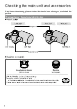 Предварительный просмотр 6 страницы Panasonic TK-CJ01 Instruction Manual