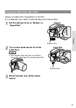 Предварительный просмотр 19 страницы Panasonic TK-CJ01 Instruction Manual