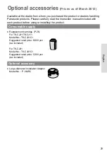 Preview for 29 page of Panasonic TK-CJ21 Instruction Manual