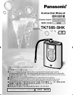 Panasonic TK7585-SHK Instruction Manual preview