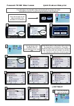 Panasonic TM 300 Quick Start Manual preview