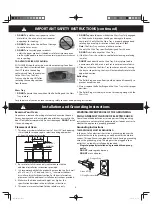 Preview for 5 page of Panasonic TM053K6BF-P0H Owner'S Manual