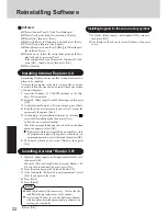 Предварительный просмотр 22 страницы Panasonic Touchbook CF-45 Operating Instructions Manual