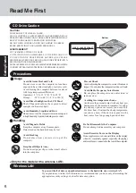 Предварительный просмотр 6 страницы Panasonic Touchbook CF-50 Series Operating Instructions Manual