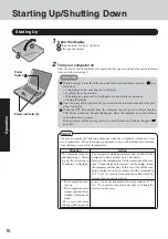 Предварительный просмотр 16 страницы Panasonic Touchbook CF-50 Series Operating Instructions Manual