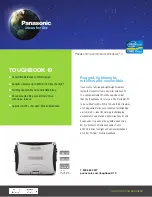 Preview for 1 page of Panasonic Toughbook 19 Specification