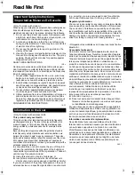 Preview for 3 page of Panasonic Toughbook 53 Operating Instructions Manual