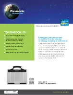 Preview for 1 page of Panasonic Toughbook 53 Specification