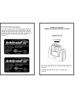 Предварительный просмотр 1 страницы Panasonic Toughbook Arbitrator ARB-HT3G TX User Manual