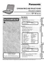 Panasonic Toughbook CF-18 Series Operating Instructions Manual preview