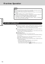 Предварительный просмотр 18 страницы Panasonic Toughbook CF-18 Series Operating Instructions Manual