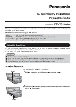 Panasonic Toughbook CF-18 Series Supplementary Instructions preview
