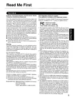 Preview for 3 page of Panasonic Toughbook CF-18BDAZXMM User Manual