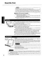 Preview for 8 page of Panasonic Toughbook CF-18BDAZXMM User Manual