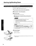 Preview for 16 page of Panasonic Toughbook CF-18BDAZXMM User Manual