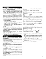 Preview for 3 page of Panasonic Toughbook CF-25LJF8EAM User Manual