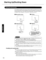 Preview for 16 page of Panasonic Toughbook CF-27EB6GCAM User Manual