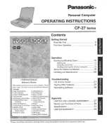 Preview for 1 page of Panasonic Toughbook CF-27FCCKFAM User Manual