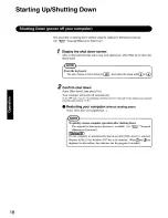 Preview for 18 page of Panasonic Toughbook CF-27FCCKFAM User Manual