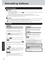 Предварительный просмотр 24 страницы Panasonic Toughbook CF-28 Series Operating Instructions Manual