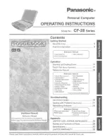 Preview for 1 page of Panasonic Toughbook CF-28P3JAZDM User Manual