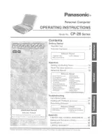 Panasonic Toughbook CF-28P3JAZQM User Manual preview